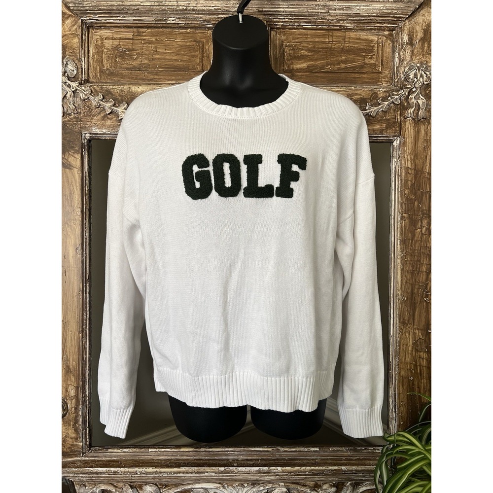 Emerson Street Clothing GOLf Sweater 100% Cotton‎ Women's Size XL - Picture 3 of 9